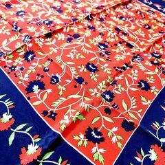 GIVENCHY / ジバンシー スカーフ/シルク/花柄/レッド/タグ付き