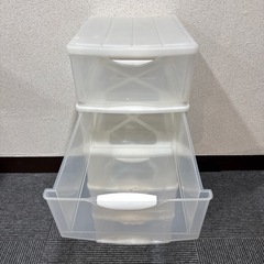 ５段コンパクトスリムな透明ケースの画像