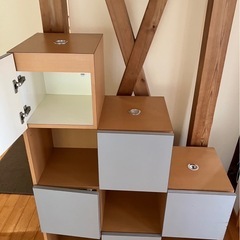 ブロック棚の画像