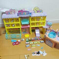 リカちゃんペットショップとショッピングモールセット