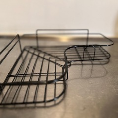 黒スチールラック