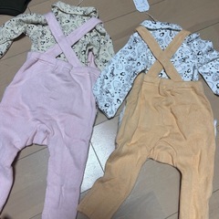 新品ロンパースセットx2の画像