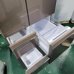 9331‼️関西エリア配送設置可🙌‼️プラズマクラスターシャワー搭載✨SHARP 551L 6ドア 冷蔵庫 自動製氷付きの画像