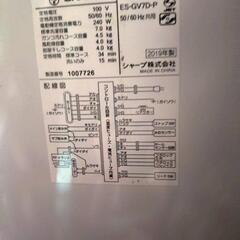 洗濯機2019年製　注意事項ありの画像