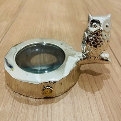 未使用　箱付き 拡大鏡 ルーペ フクロウデザインの画像