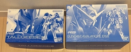 RG 1/144 トールギスⅢ、ガンダムアヴァランチエクシアダッシュ