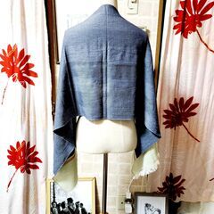 CARLO RIVA(カルロリーバ) コットン＆カシミヤ。生地の宝石と呼ばれる最高級素材の大判ストール、いかがでしょうか？の画像