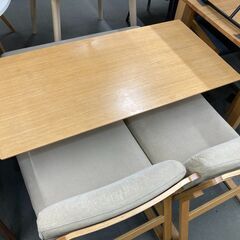 【ご来店限定】無印良品　ベンチダイニング4点セット【トレファク秦野店】