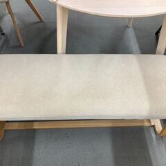 【ご来店限定】無印良品　ベンチダイニング4点セット【トレファク秦野店】の画像