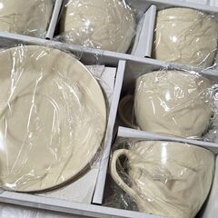 ニトリ 未使用 ティーポット ティーカップセットの画像