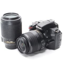 売り切り！値下げ不可 期間限定 Nikon D3200 標準＆望遠レンズセット♡スマホ転送OKの画像
