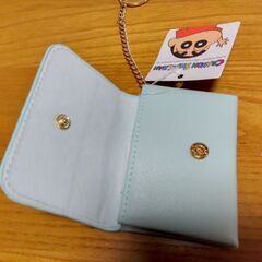 クレヨンしんちゃん ミニ財布 水色の画像