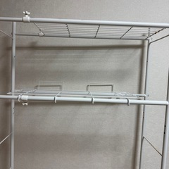 ニトリ　ランドリーラック　洗濯機　棚の画像