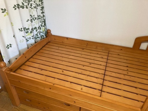 シングル　ベッド　木製　中古品