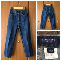 希少 VINTAGE LAND'S END ハイウエスト ストレ...