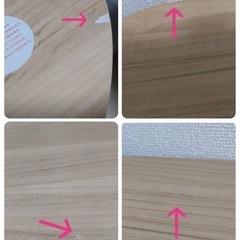 楕円形テーブルの画像
