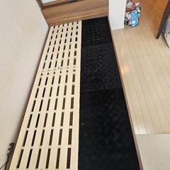 収納つき ベッドフレーム シングル