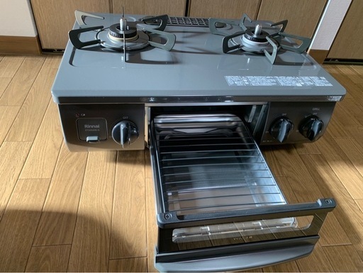 【値下げ】2023年製 Rinnai グリル付ガステーブル プロパン用