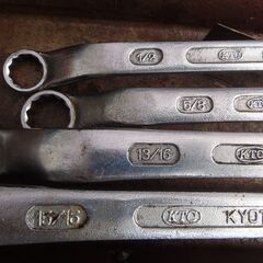 KTC　インチサイズ　メガネレンチセット　の画像