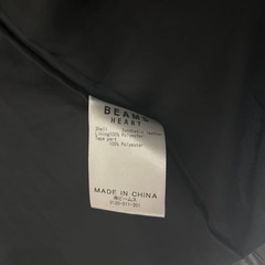 BEAMS HEART フェイクレザー ライダースジャケット XL ブラウンの画像