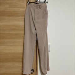 【服類2着目から1着毎100円引き】サイドスリットフレアパンツ