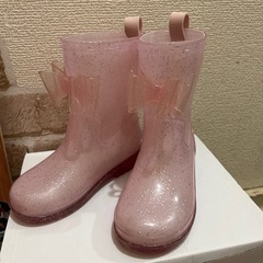 リボンレインブーツ16㌢
