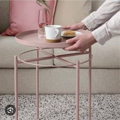 IKEA グラドム サイドテーブル ピンク