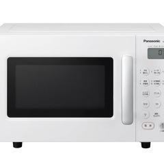 パナソニック オーブンレンジ 電子レンジ 16L シンプルデザイン ヘルツフリー ホワイト NE-KA1-Wの画像