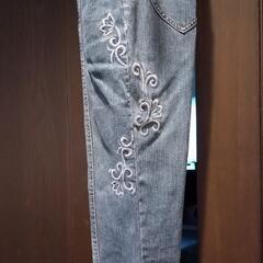 豪華刺繍デニム2点★片方はEU購入1万円以上★洗濯済★手渡し限定の画像