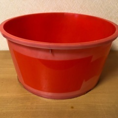 赤い漬物樽 昭和レトロ？ シール焼け・褪色ありの画像