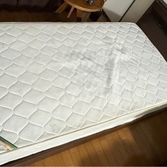 シングルベッド　マットレス付き　