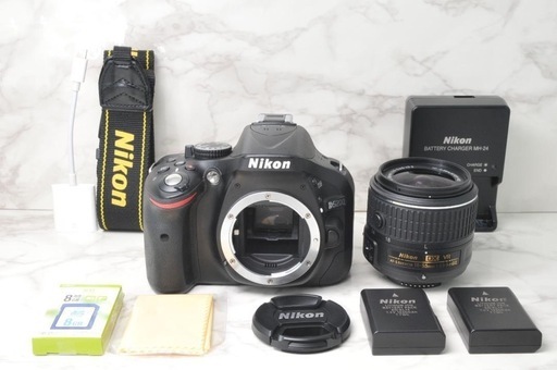 ショット数少なめ❣️Nikon D5200⭐️スマホ転送 自撮り ニコン
