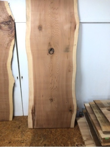 大幅値下げ 天然 無垢 一枚板 215cm 幅広