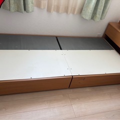 シングルベッド　コンセント付