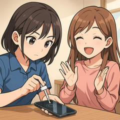 スマホの画面強度アップ&傷つきにくくしませんか？画面コーティング...