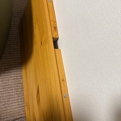 折りたたみ式ナチュラルウッドテーブル