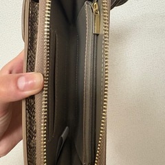蛇柄　バッグの画像
