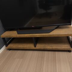 （超美品）山善 アンティーク調テレビ台の画像