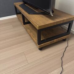 （超美品）山善 アンティーク調テレビ台の画像