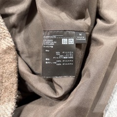 UNIQLO オーバーシャツジャケット　M ブラウン　ユニセックス　厚手　秋冬の画像
