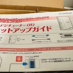 未使用地デジチューナー softbank BMMPX1301 の画像