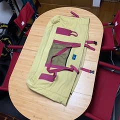 スノーピークバンブーテーブル、チェアー４脚　セットの画像