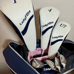 【美品】ゴルフ レディース| Lady Flite 8本セット+キャディーバッグの画像