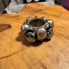 90s ヒステリックグラマー スカル リング ドクロ 髑髏 silver925