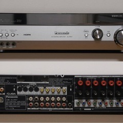 パナソニック　スピーカー　アンプ7.1ch　SU-XR57 SB-FS80 　6点セット　の画像