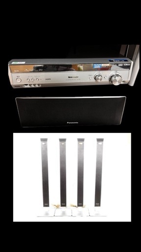 パナソニック　スピーカー　アンプ7.1ch　SU-XR57 SB-FS80 　6点セット