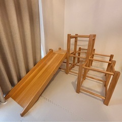 決まりましたタンスのゲン木製ジャングルジム