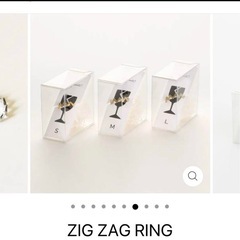 Aquviiアクビ zigzag ring ジグザグリングの画像