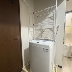 洗濯機5.5kgとランドリーラックセット