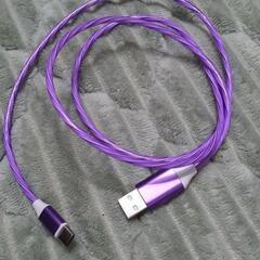 ２回使用🌝USB充電ケーブル タイプC の画像